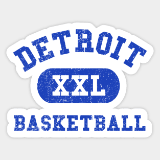 Detroit Basketball II Sticker